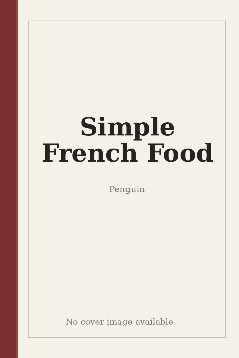 Simple French Food - no cover image available
