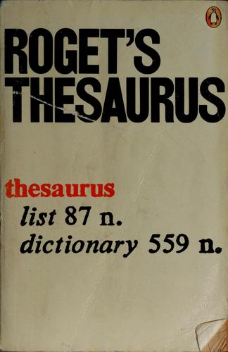 Roget's Thesaurus of English Words And Phrases