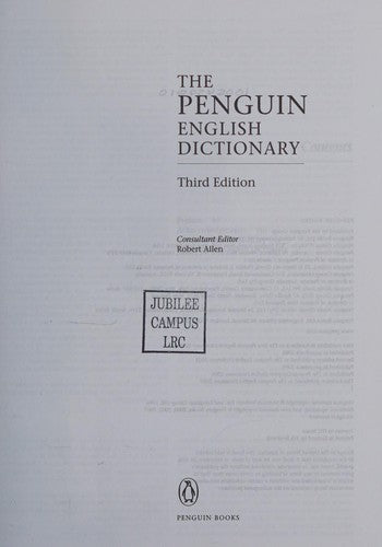 The Penguin English Dictionary