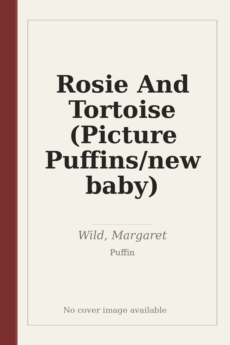 Rosie And Tortoise (Picture Puffins/new baby) - no cover image available
