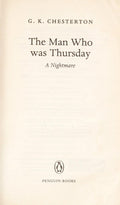 The Man Who Was Thursday: A Nightmare