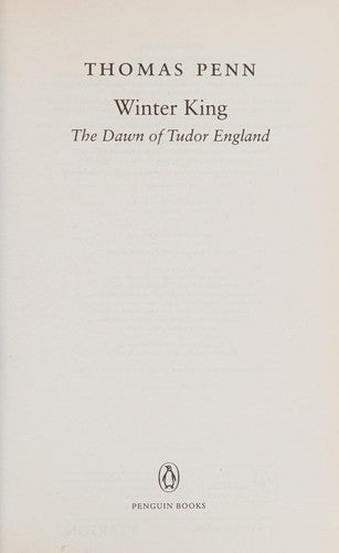Winter King: The Dawn of Tudor England