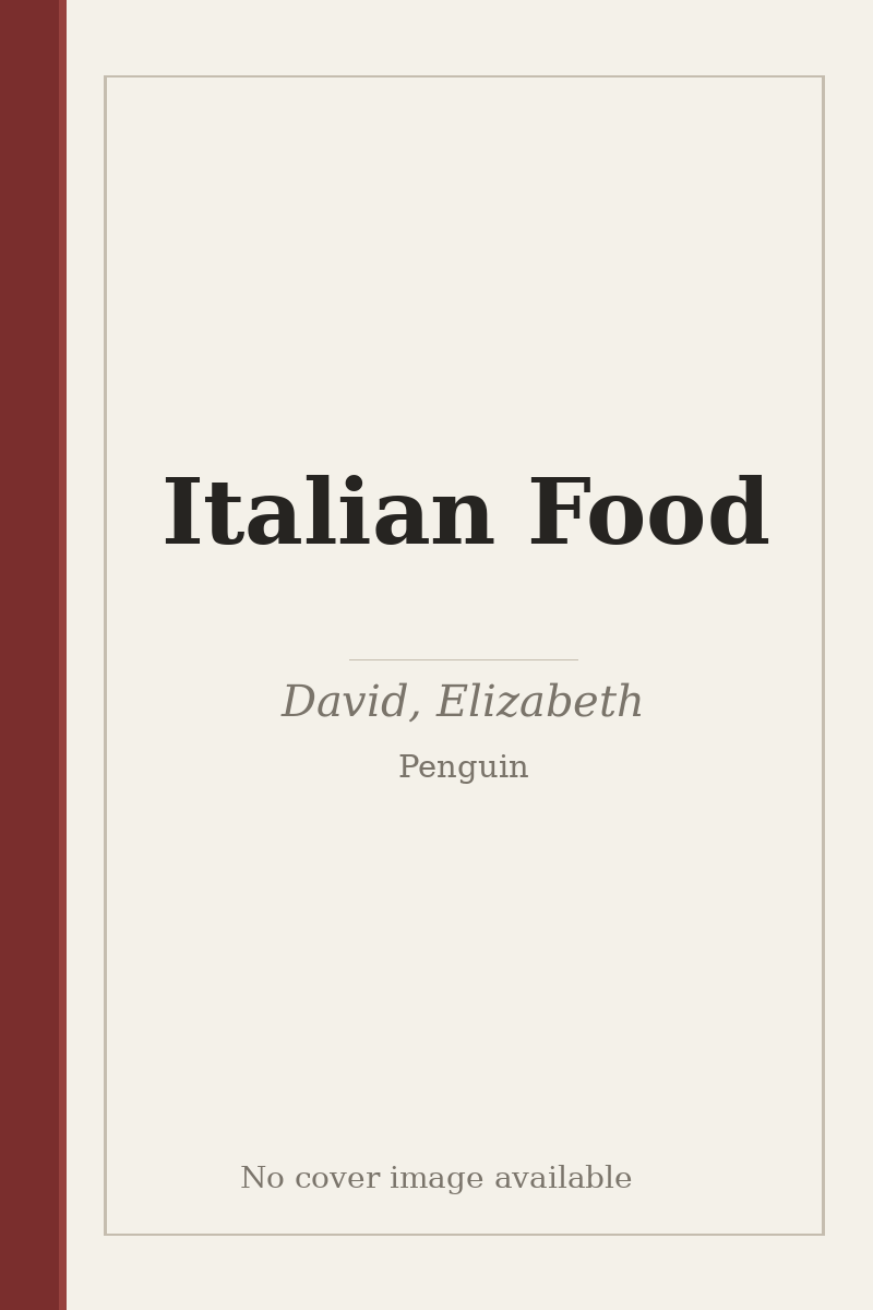 Italian Food - no cover image available