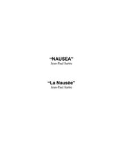 Nausea (Penguin Modern Classics)