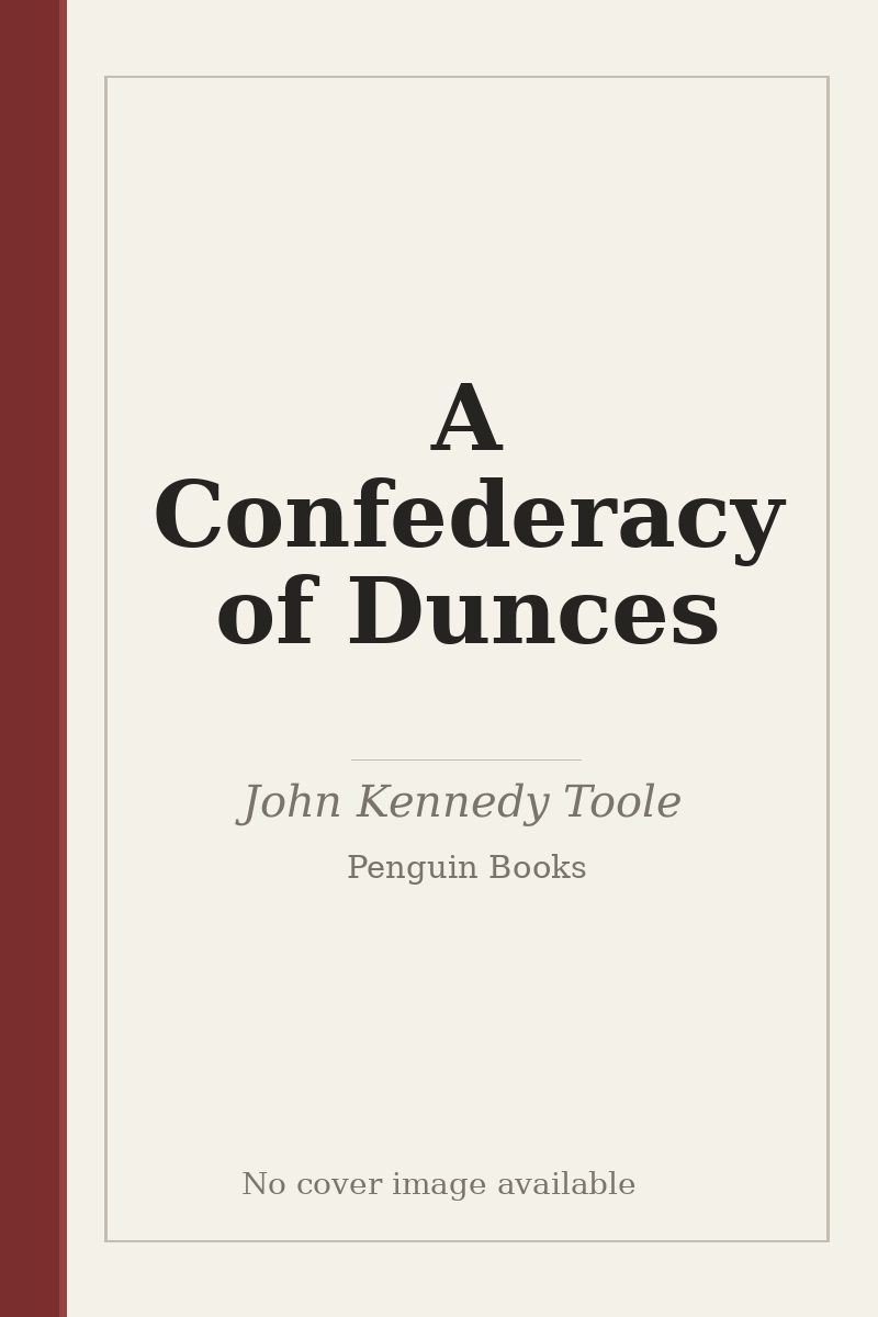 A Confederacy of Dunces - no cover image available