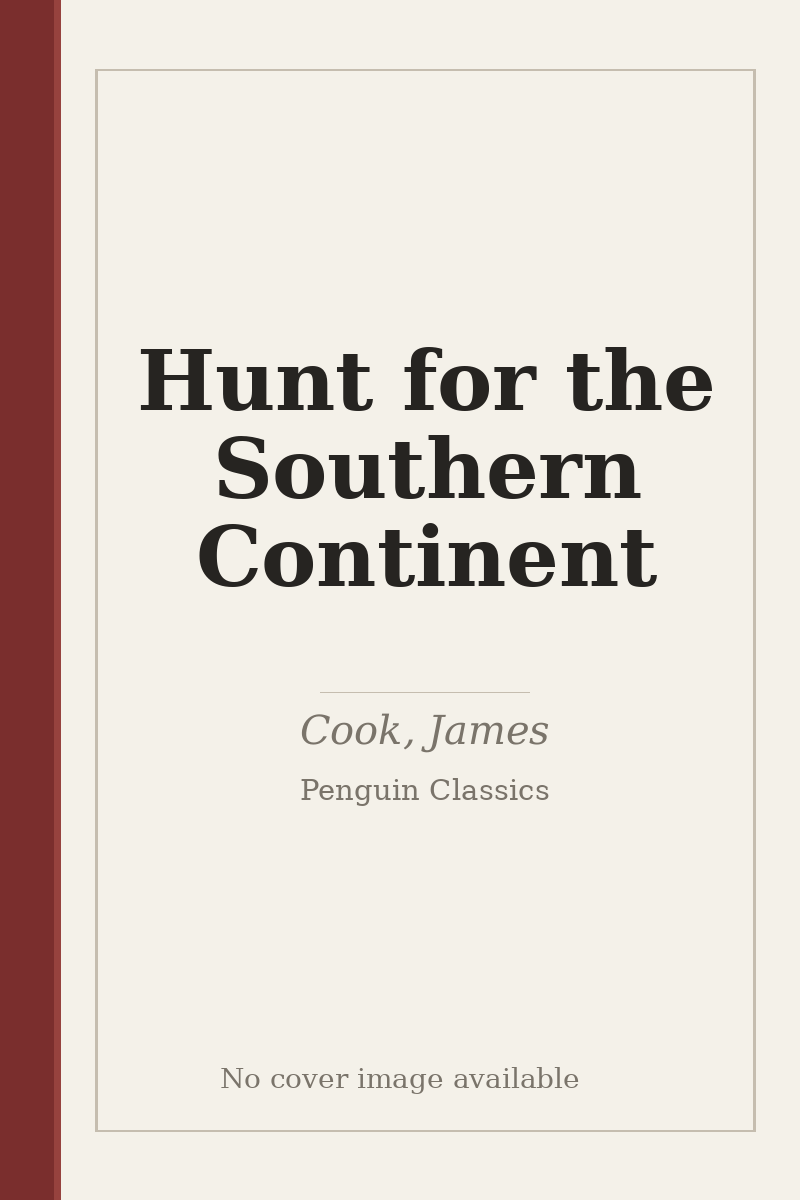 Hunt for the Southern Continent - no cover image available