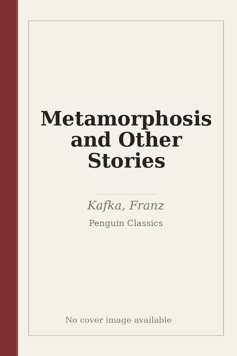 Metamorphosis and Other Stories - no cover image available