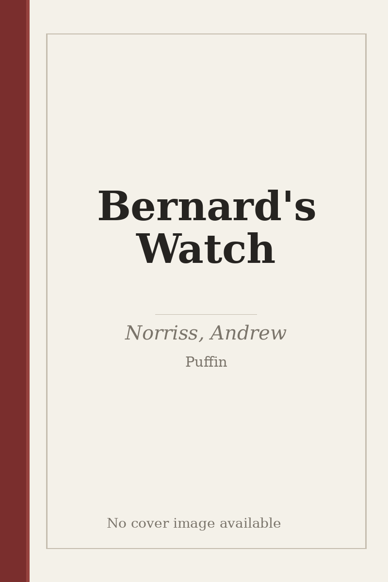 Bernard's Watch - no cover image available