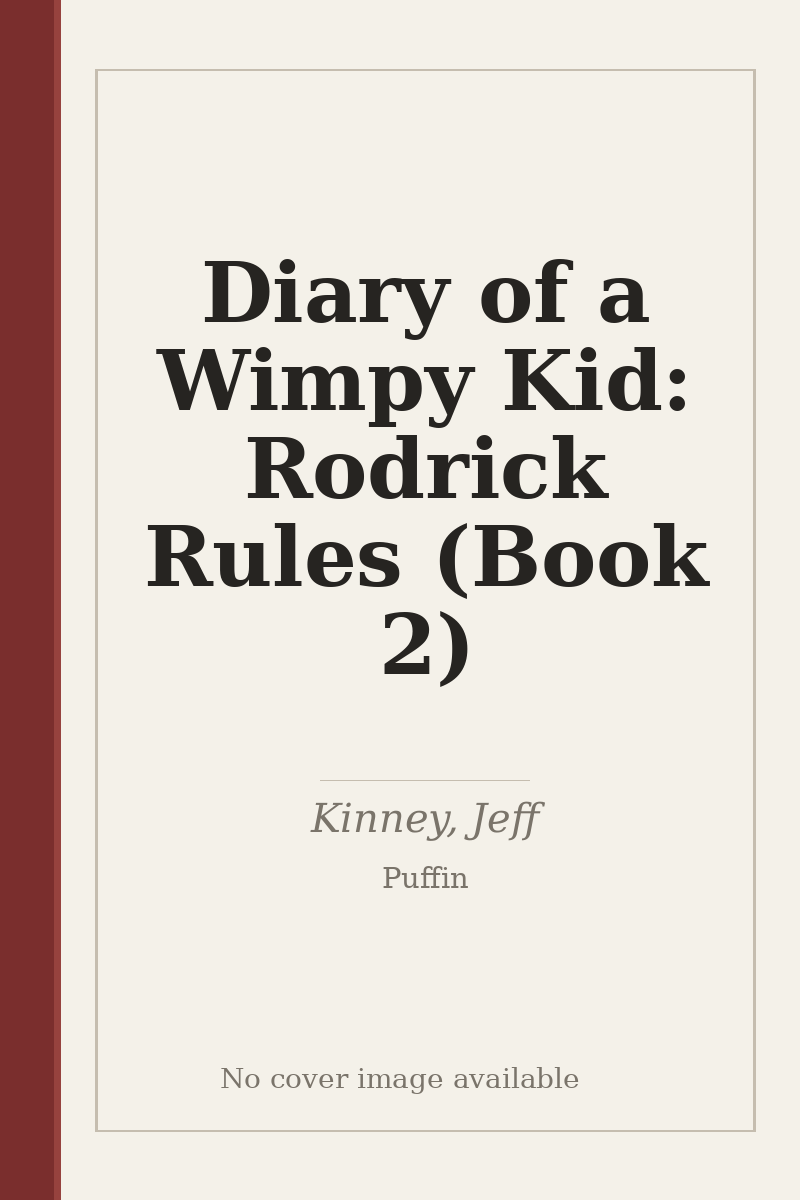 Diary of a Wimpy Kid: Rodrick Rules (Book 2) - no cover image available