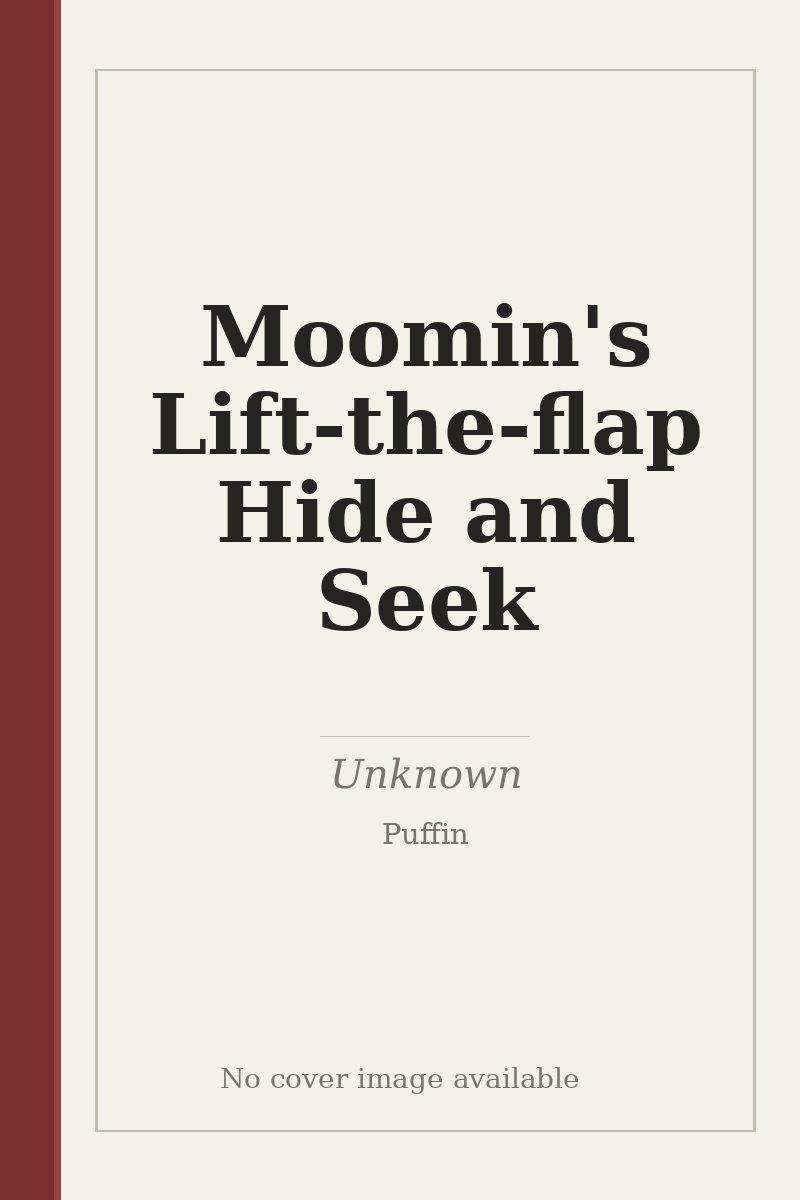Moomin's Lift-the-flap Hide and Seek - no cover image available