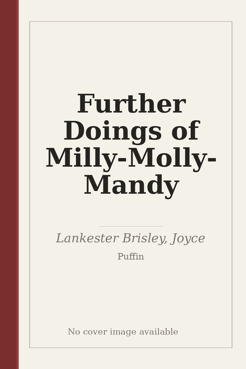 Further Doings of Milly-Molly-Mandy - no cover image available