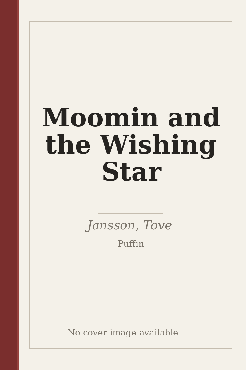 Moomin and the Wishing Star - no cover image available