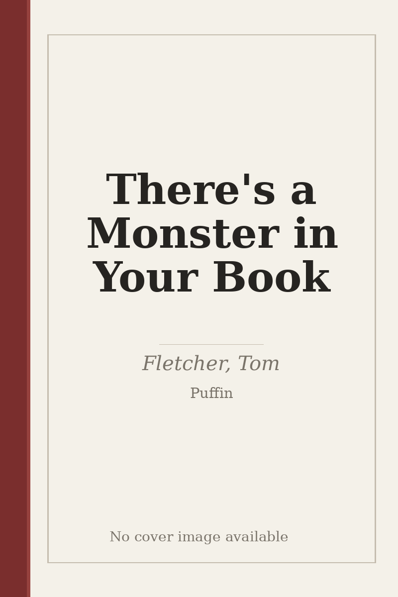 There's a Monster in Your Book - no cover image available