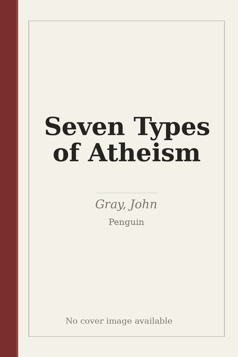 Seven Types of Atheism - no cover image available