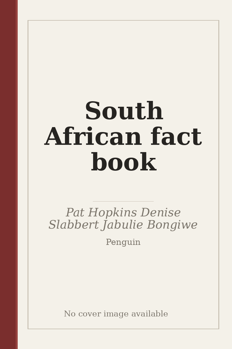 South African fact book - no cover image available