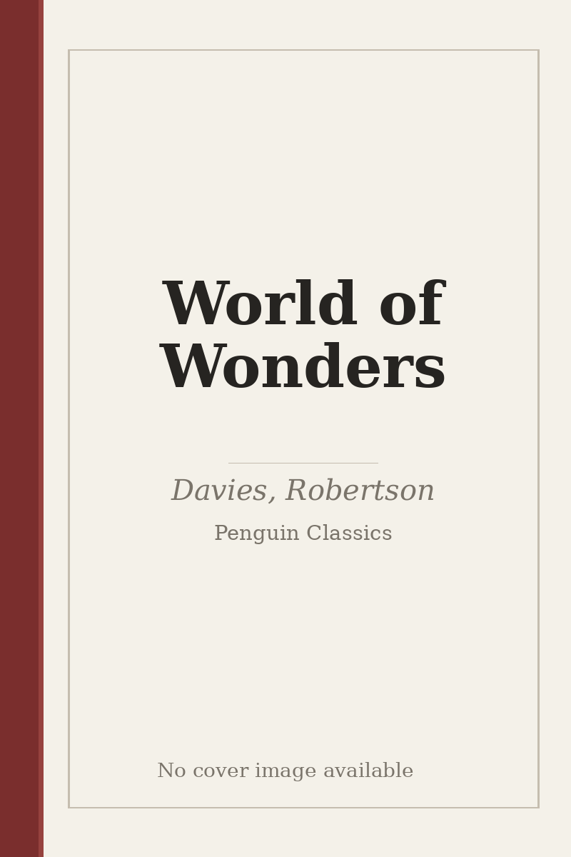World of Wonders - no cover image available