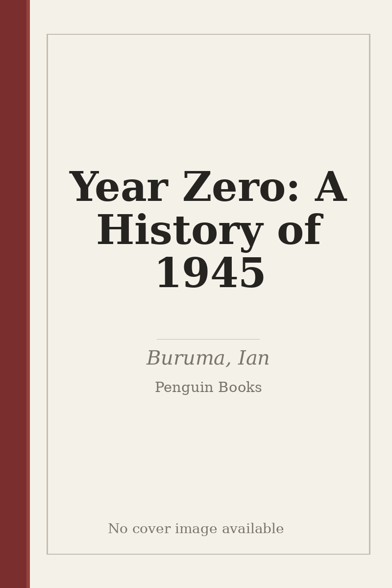 Year Zero: A History of 1945 - no cover image available