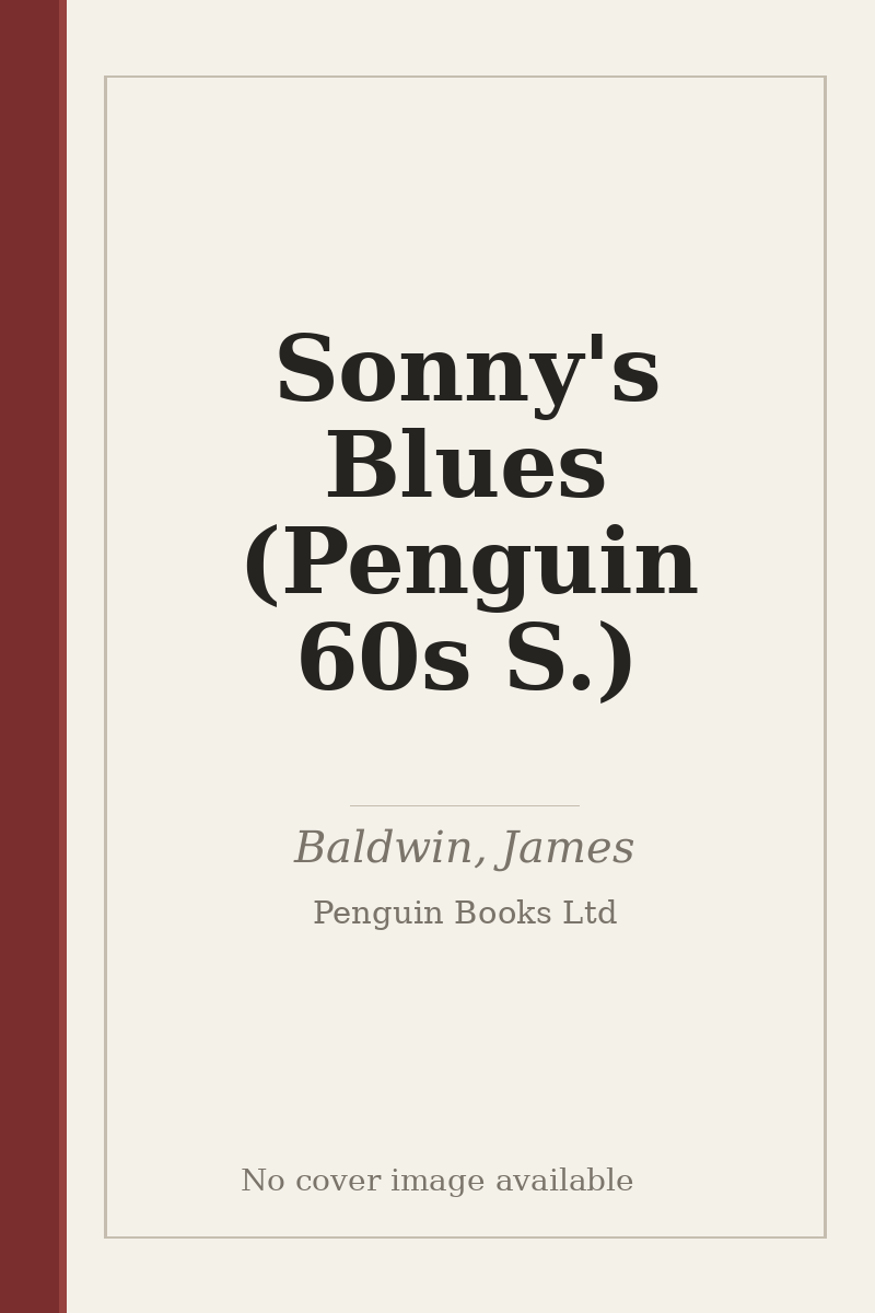 Sonny's Blues (Penguin 60s S.) - no cover image available