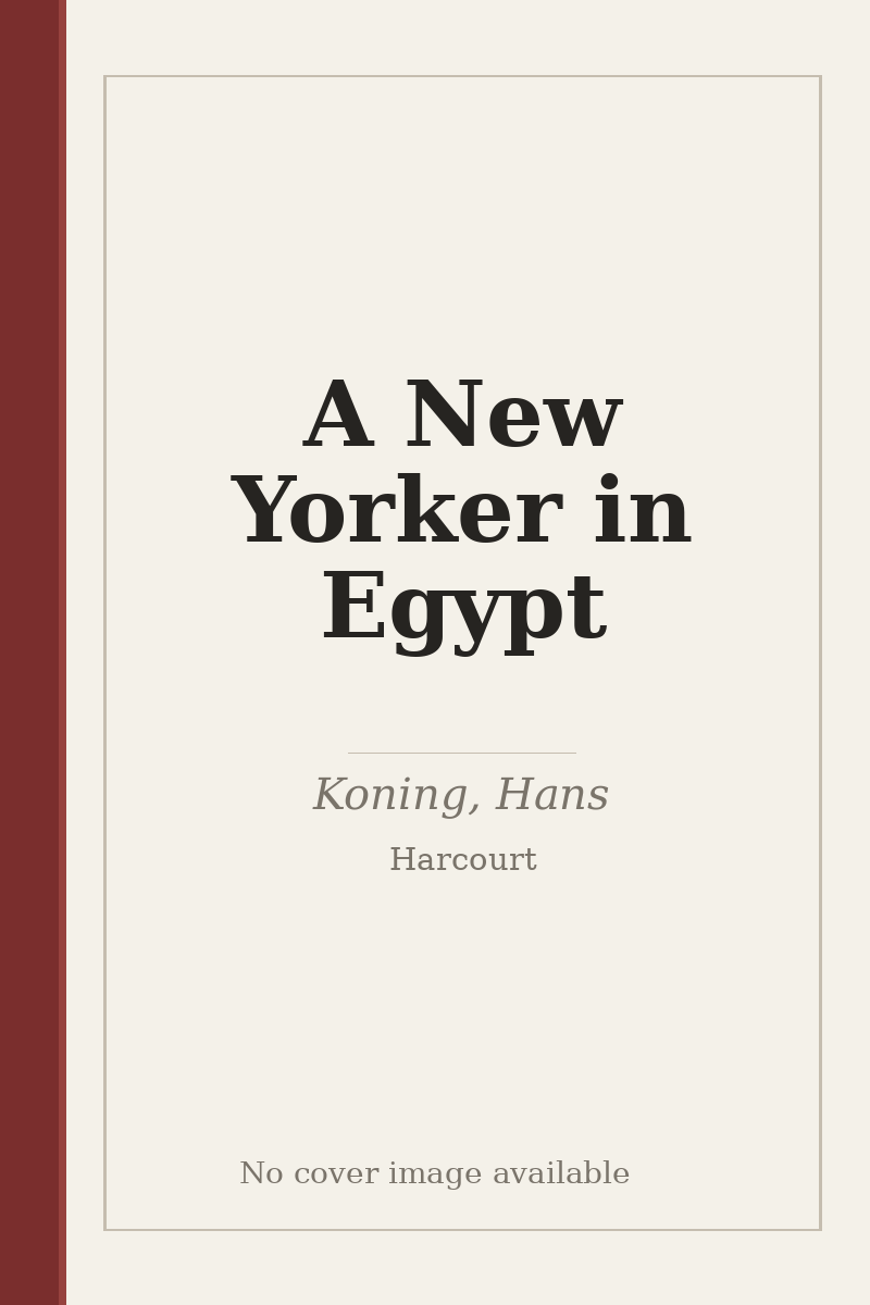 A New Yorker in Egypt - no cover image available