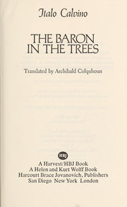 The Baron In The Trees (Harbrace Paperbound Library, 72)