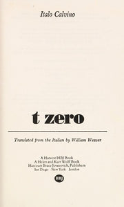T-Zero Pa (Harbrace Paperbound Library, Hpl 70)