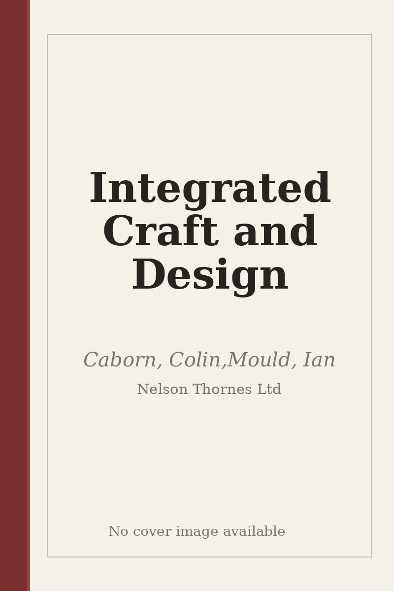 Integrated Craft and Design - no cover image available