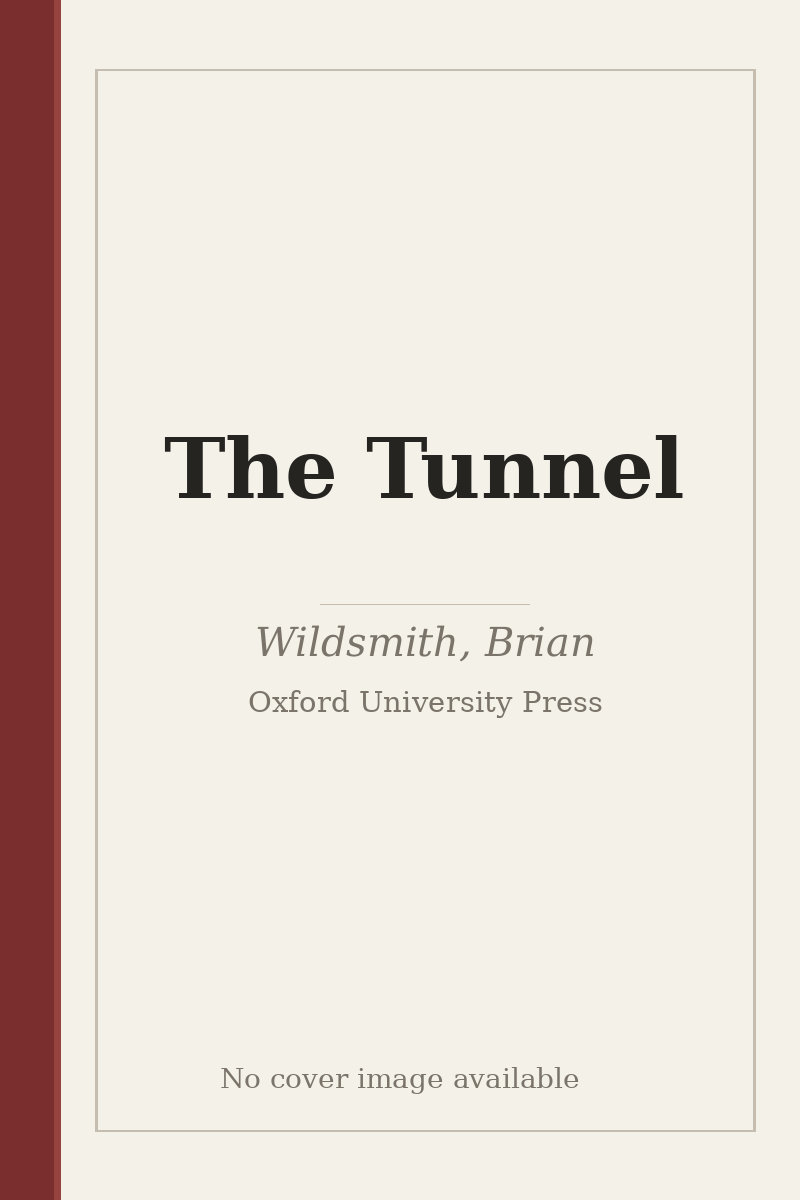 The Tunnel - no cover image available