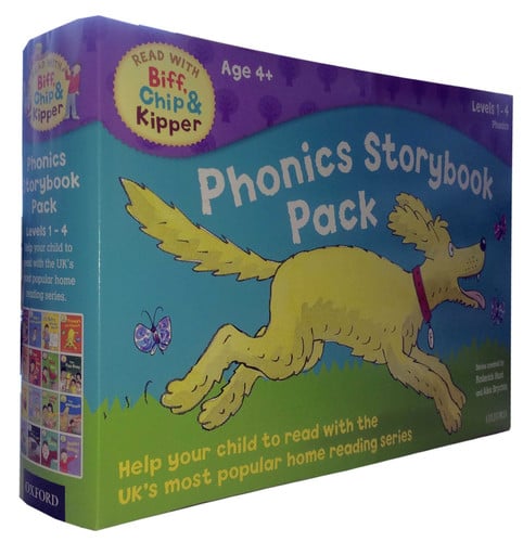 Read with Biff,Chip & Kipper Phonics story Book pack