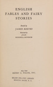 English Fables and Fairy Stories (Myths & Legends)