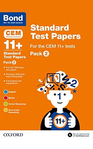 Bond 11+: CEM Standard Test Papers: Pack 2