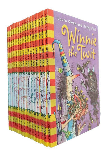 Winnie's Big Box Of 16 Books (Winnie the Witch) Collection Set NEW Laura Owen