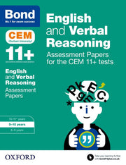 Bond 11+: English and Verbal Reasoning Assessment Papers for the CEM 11+ tests: 9-10 years