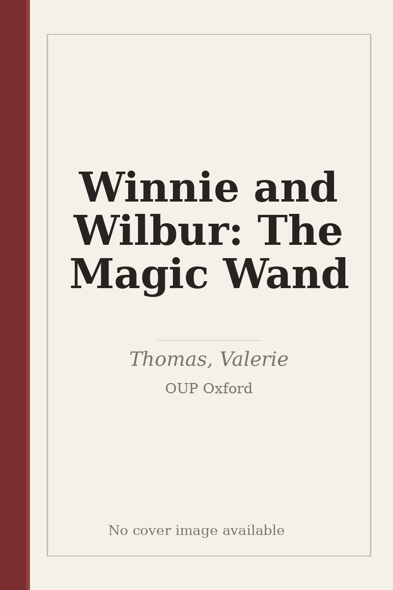 Winnie and Wilbur: The Magic Wand - no cover image available