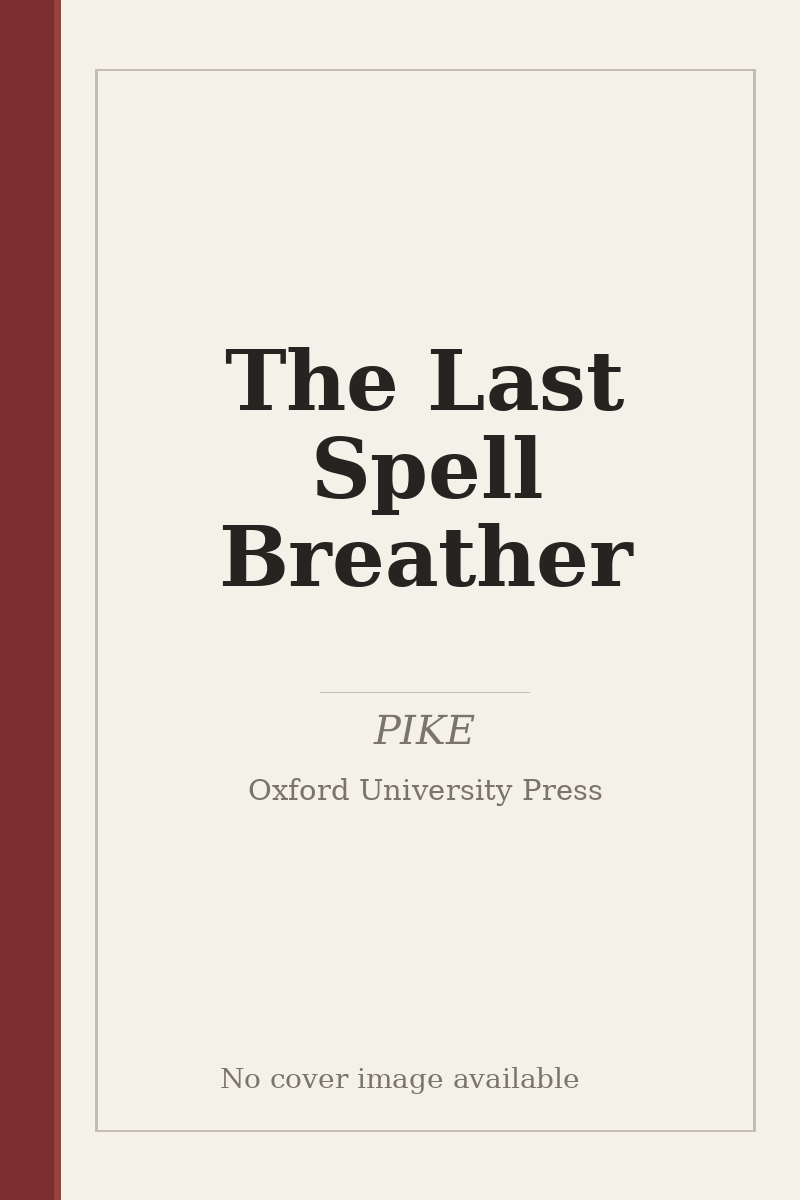 The Last Spell Breather - no cover image available