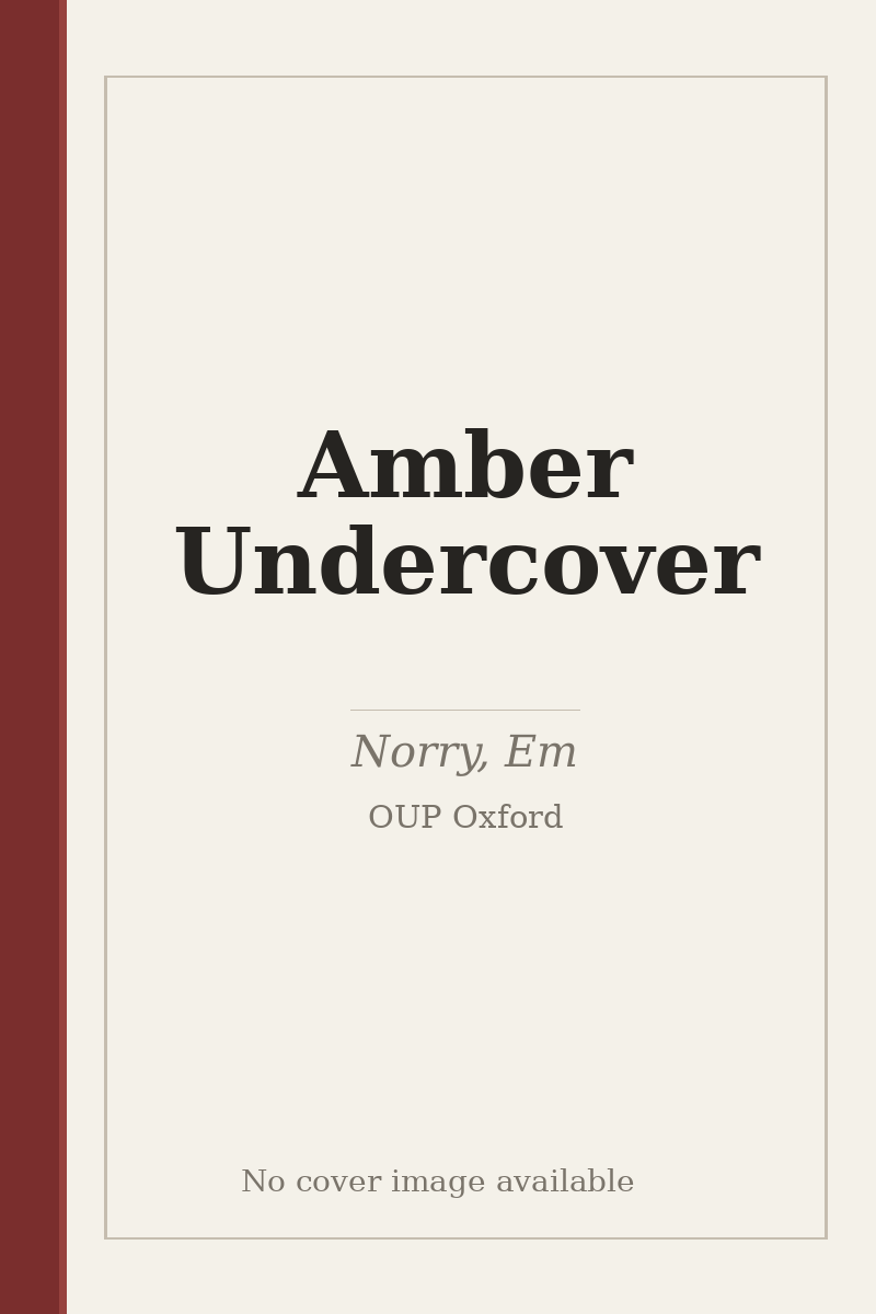 Amber Undercover - no cover image available