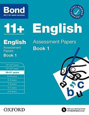 Bond 11+ English Assessment Papers 10-11 years Book 1: For 11+ GL assessment and Entrance Exams