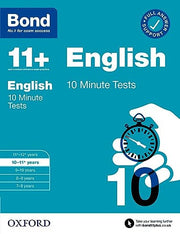 Bond 11+ English 10 Minute Tests for Age 10-11+ | For 2026 GL Assessment & other 11 plus entrance exams: For 11+ GL assessment and Entrance Exams (Bond: 10 Minute Tests)