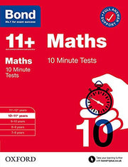Bond 11+ Maths 10 Minute Tests for Age 10-11+ | For 2026 GL Assessment & other 11 plus entrance exams: For 11+ GL assessment and Entrance Exams (Bond: 10 Minute Tests)