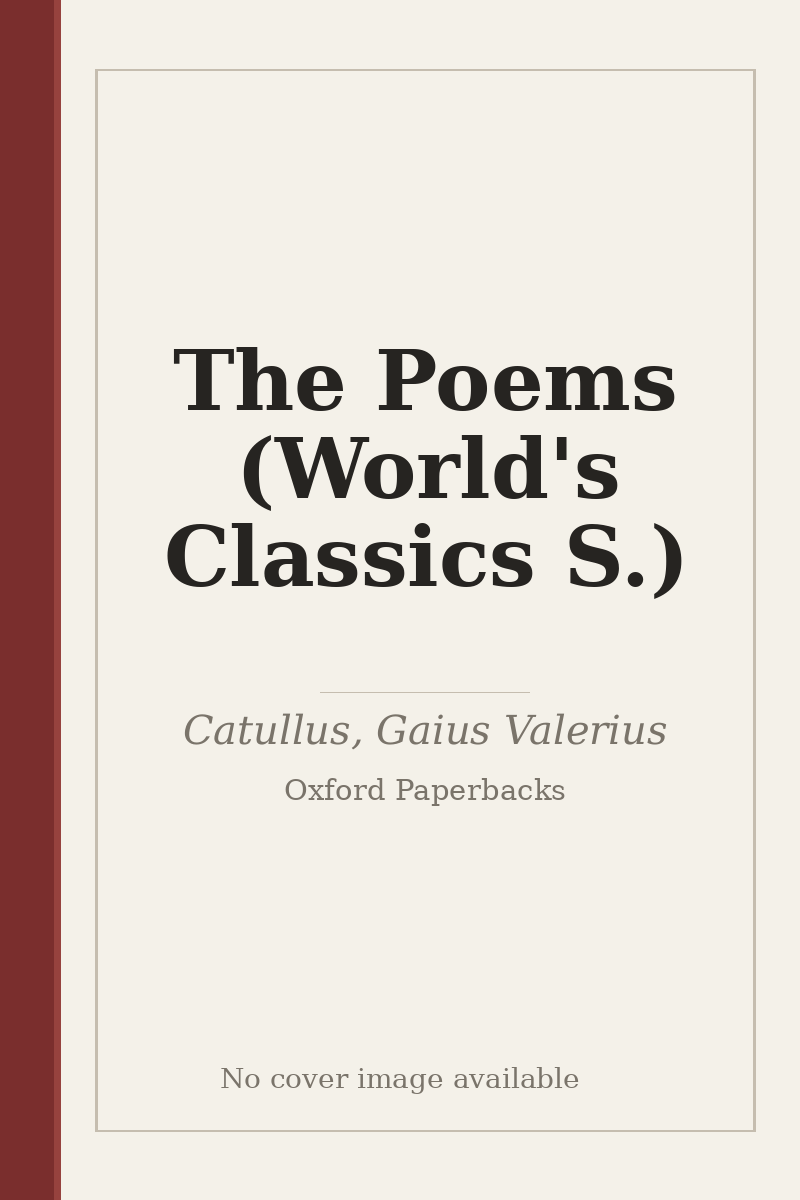 The Poems (World's Classics S.) - no cover image available