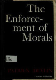The Enforcement of Morals (Oxford Paperbacks)
