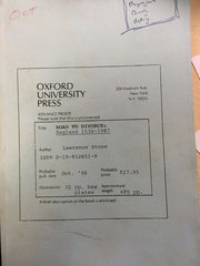 The Road to Divorce: England, 1530-1987