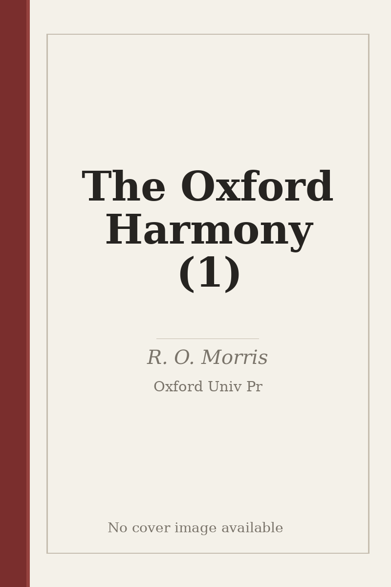The Oxford Harmony (1) - no cover image available