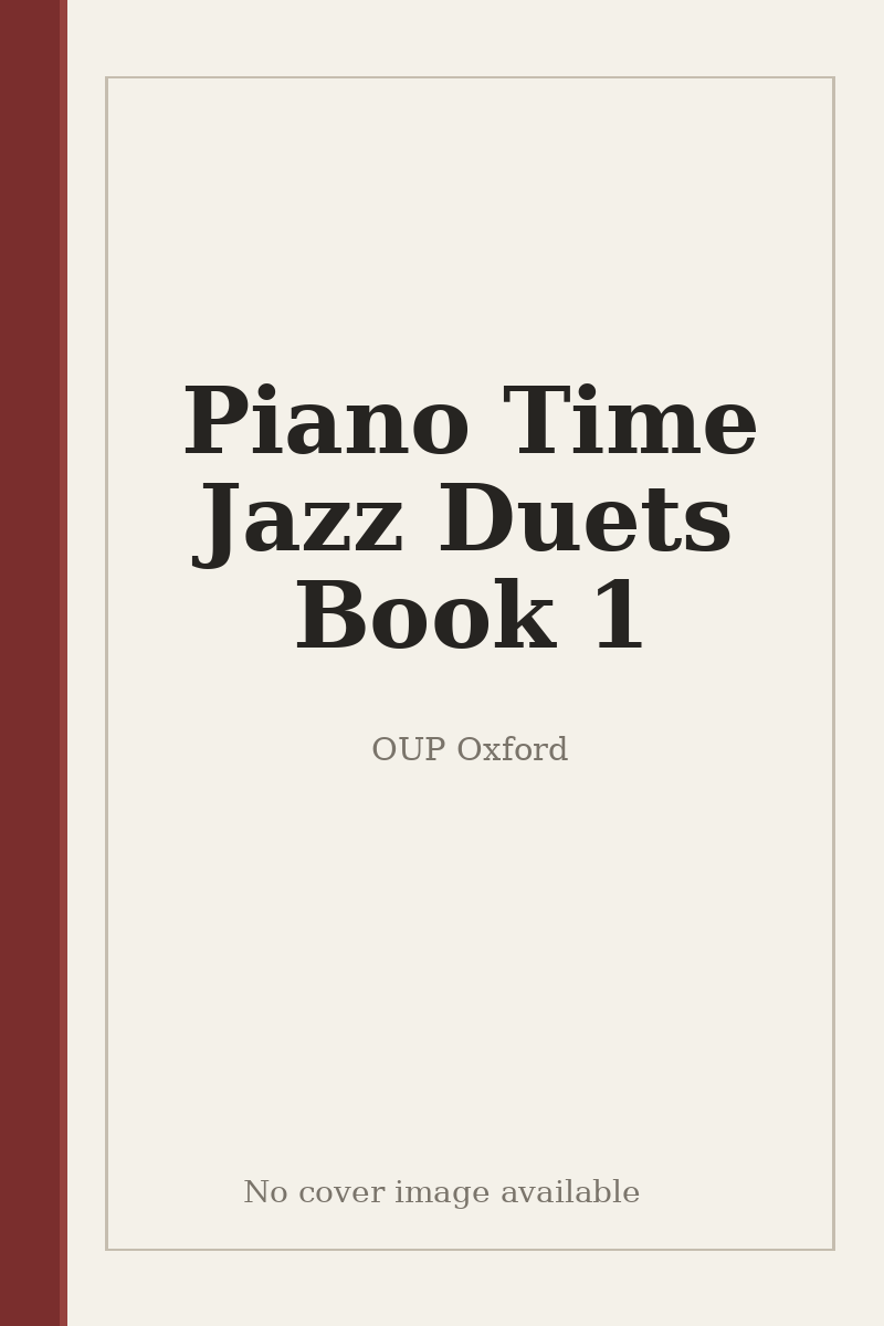 Piano Time Jazz Duets Book 1 - no cover image available