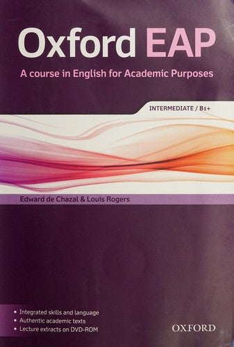 Oxford EAP: Intermediate/B1+: Student's Book and DVD-ROM Pack