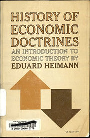 History of Economic Doctrines (Galaxy Books)