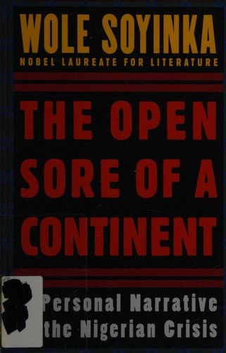 The Open Sore of a Continent: A Personal Narrative of the Nigerian Crisis (W.E.B. Du Bois Institute)