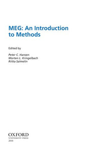 MEG: An Introduction to Methods