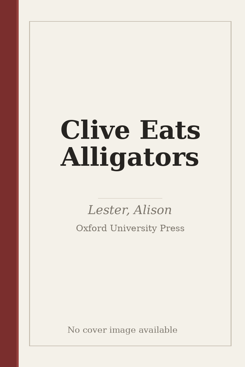 Clive Eats Alligators - no cover image available