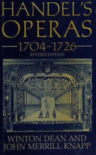 Handel's Operas 1704-1726 r/e (Clarendon Paperbacks)