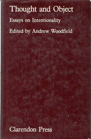 Thought and Object: Essays on Intentionality